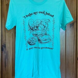 Bella Canvas Turquoise Short Sleeve Tee Sourdough Shirt